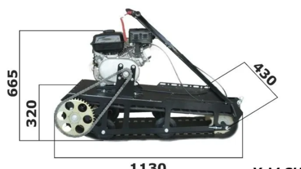 Мотобуксировщик XTREME-MOTORS "Конек-Горбунок" 6.5 л.с. в Альметьевске