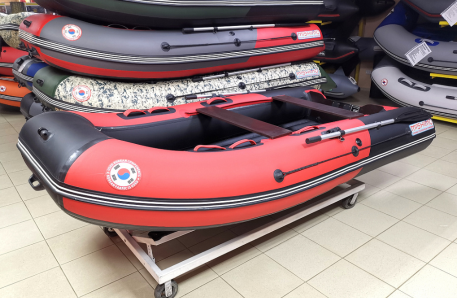 КОМПЛЕКТ Лодка MISHIMO PRO 350 + ЛОДОЧНЫЙ МОТОР MARLIN MP 9.9 (20) AMHS PRO в Альметьевске