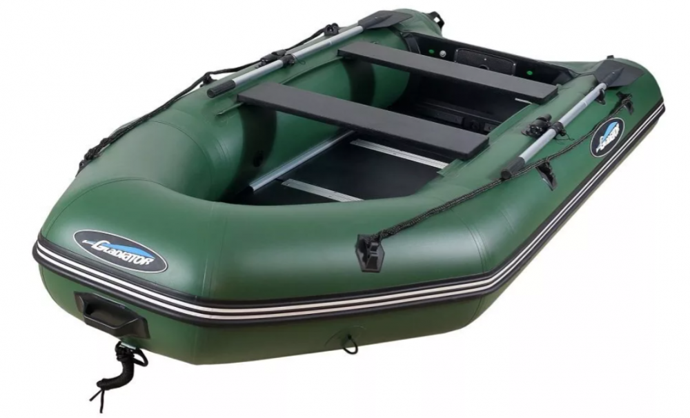 МОТОРНО-ГРЕБНАЯ ЛОДКА ПВХ GLADIATOR А 340 ТК С ФАНЕРНЫМ ПОЛОМ в Альметьевске