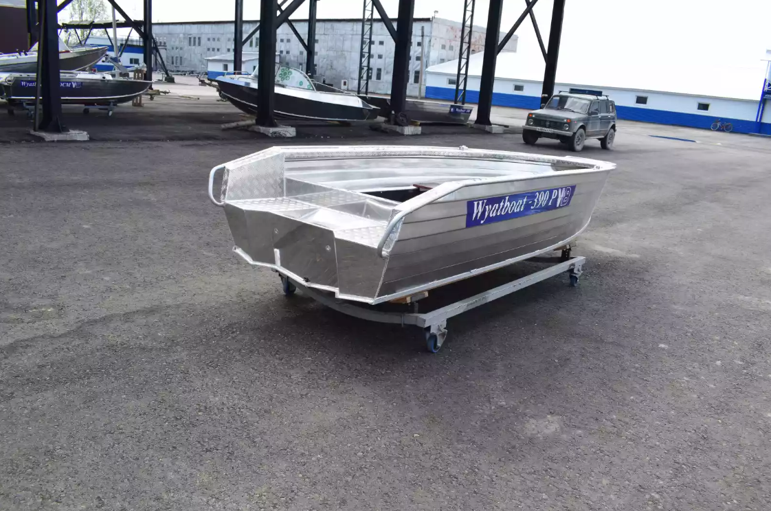 Алюминиевая лодка Wyatboat-390Р Увеличенный борт в Альметьевске
