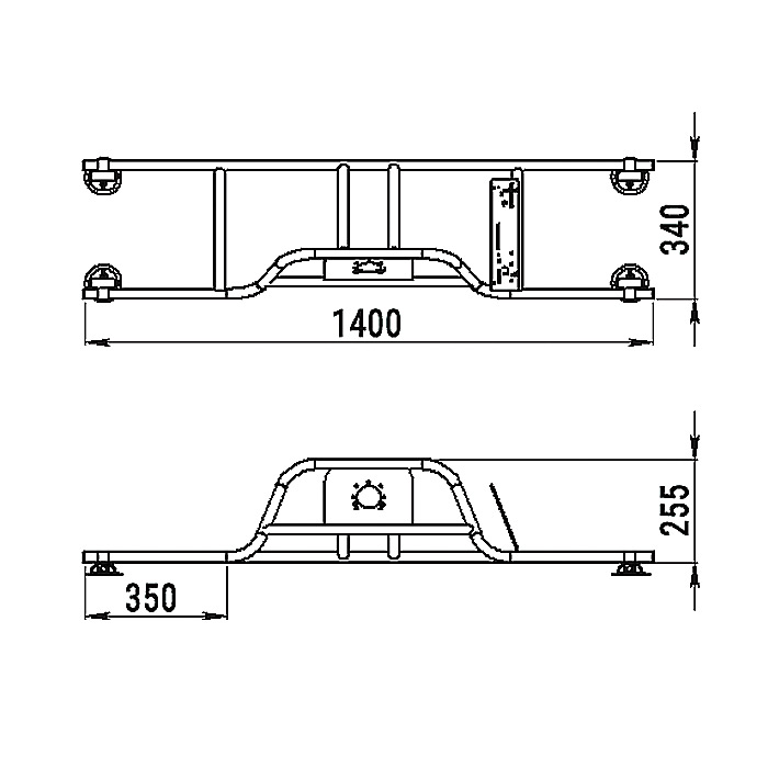 Стойка рулевая с бортовым креплением малая в Альметьевске