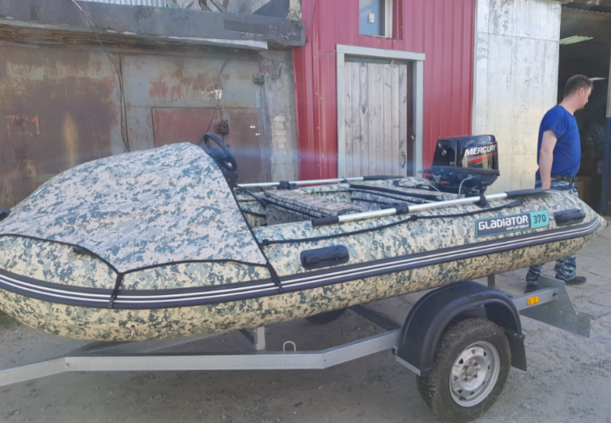 НАДУВНАЯ ЛОДКА GLADIATOR C370AL в Альметьевске