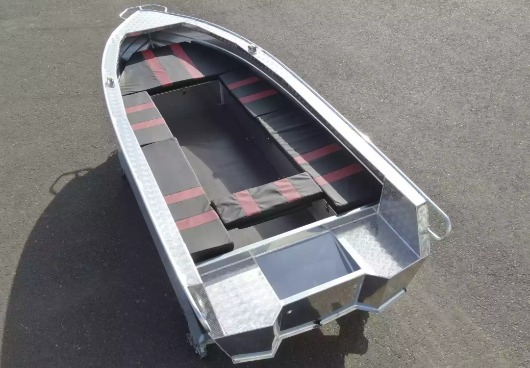 Алюминиевая лодка Wyatboat-390РМ увеличенный борт в Альметьевске