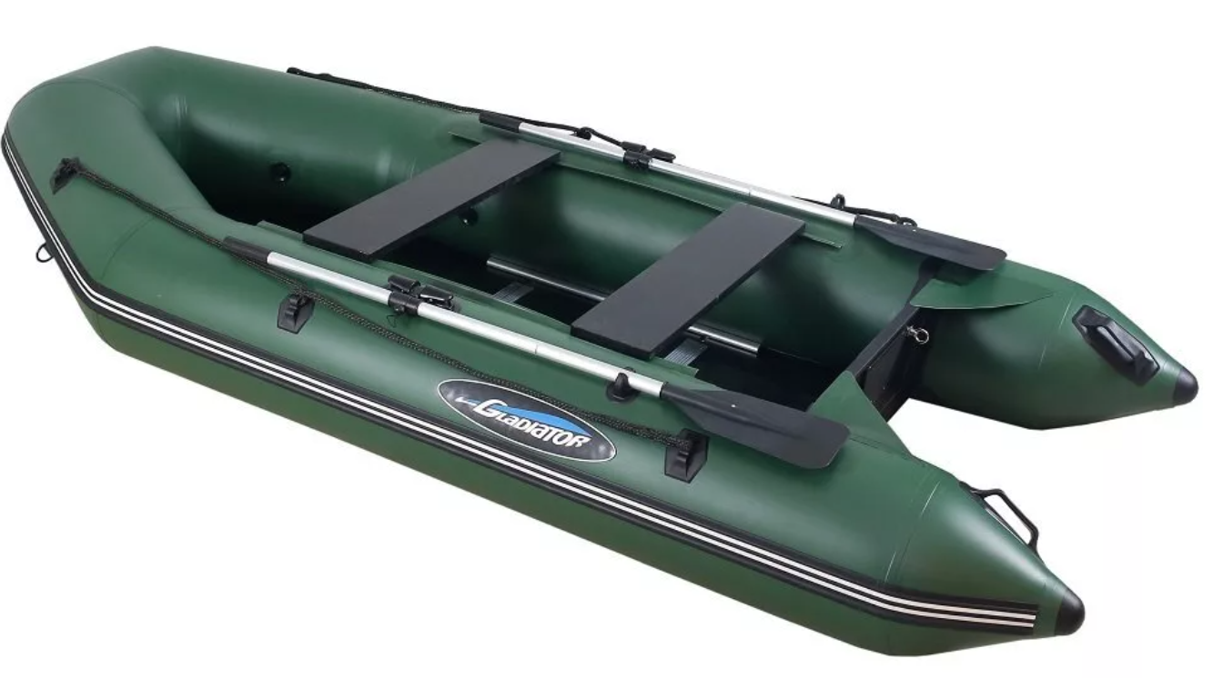 МОТОРНО-ГРЕБНАЯ ЛОДКА ПВХ GLADIATOR A 280 ТК С ФАНЕРНЫМ ДНОМ в Альметьевске