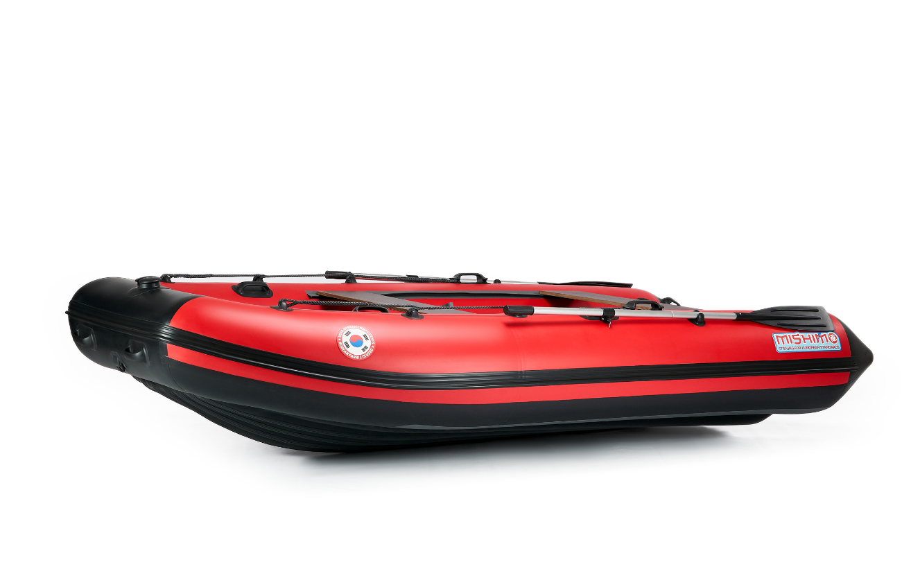 КОМПЛЕКТ ЛОДКА MISHIMO RAPID 380 PRO+ ЛОДОЧНЫЙ МОТОР MARLIN MP 9.9 (20) AMHS PROLINE FORCE в Альметьевске