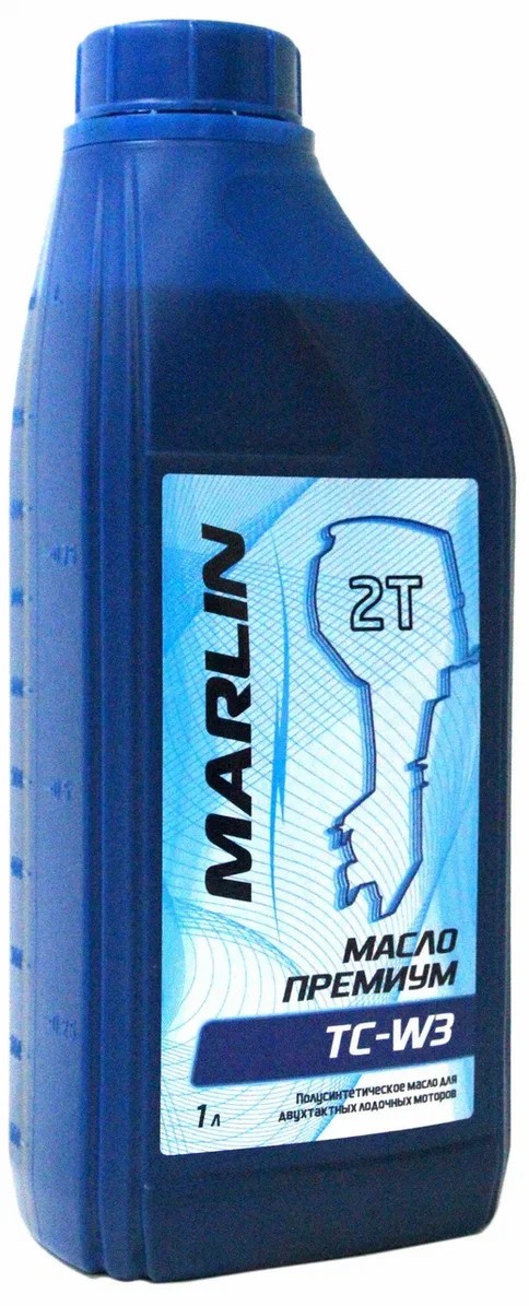 МАСЛО ПОЛУСИНТЕТИЧЕСКОЕ MARLIN ПРЕМИУМ 2Т, TC-W3, 1 ЛИТР в Альметьевске