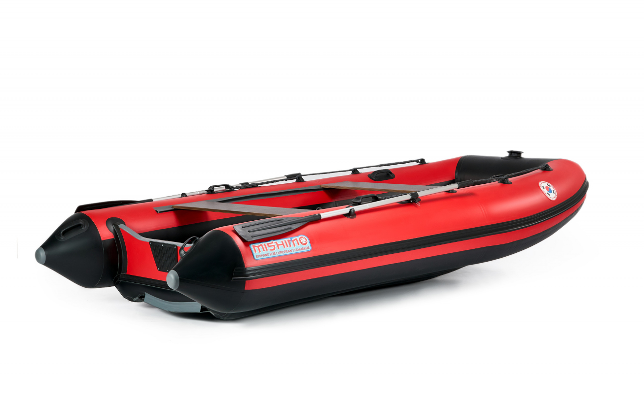 КОМПЛЕКТ ЛОДКА MISHIMO RAPID 380 + ЛОДОЧНЫЙ МОТОР MARLIN MP 9.9 (20) AMHS PROLINE FORCE в Альметьевске