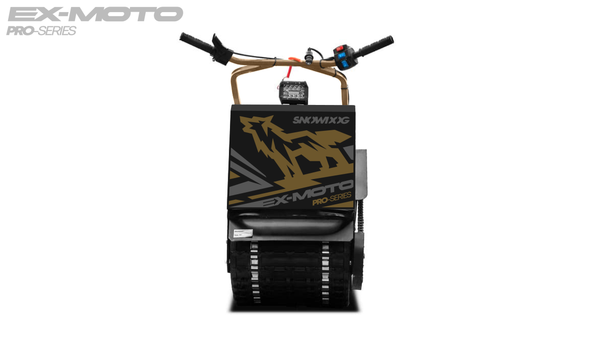 Мотобуксировщик EX-MOTO SNOWDOG S380 8л.с. в Альметьевске