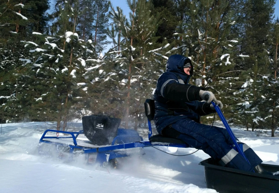 Мотобуксировщик толкач Альбатрос-XL8 с модулем. Без фары, склизы в Альметьевске