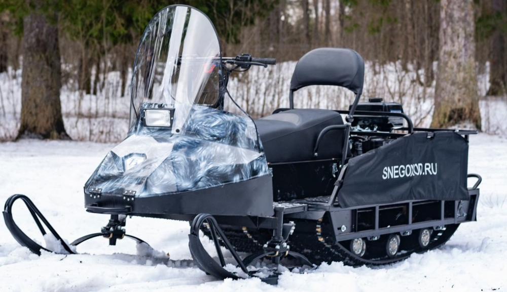 Миниснегоход Бурлак Егерь Экспедитор 15 л.с. , реверс, тормоз, капот белый в Альметьевске