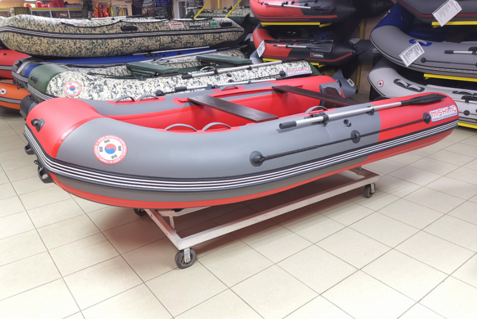 КОМПЛЕКТ Лодка MISHIMO PRO 350 + ЛОДОЧНЫЙ МОТОР MARLIN MP 9.9 (20) AMHS PRO в Альметьевске