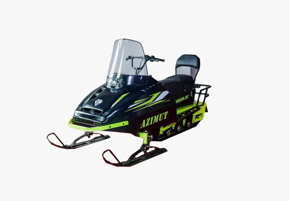 Миниснегоход Бурлак Азимут 20 л.с. , эл.запуск, реверс, тормоз гидравл, капот черный в Альметьевске