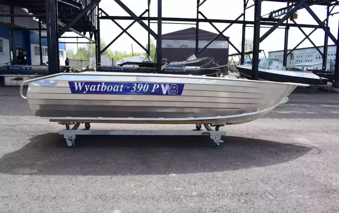 Алюминиевая лодка Wyatboat-390Р Увеличенный борт в Альметьевске