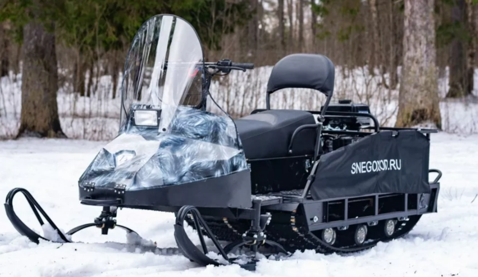 Миниснегоход Егерь Экспедитор 20 л.с. , реверс, тормоз, капот белый в Альметьевске