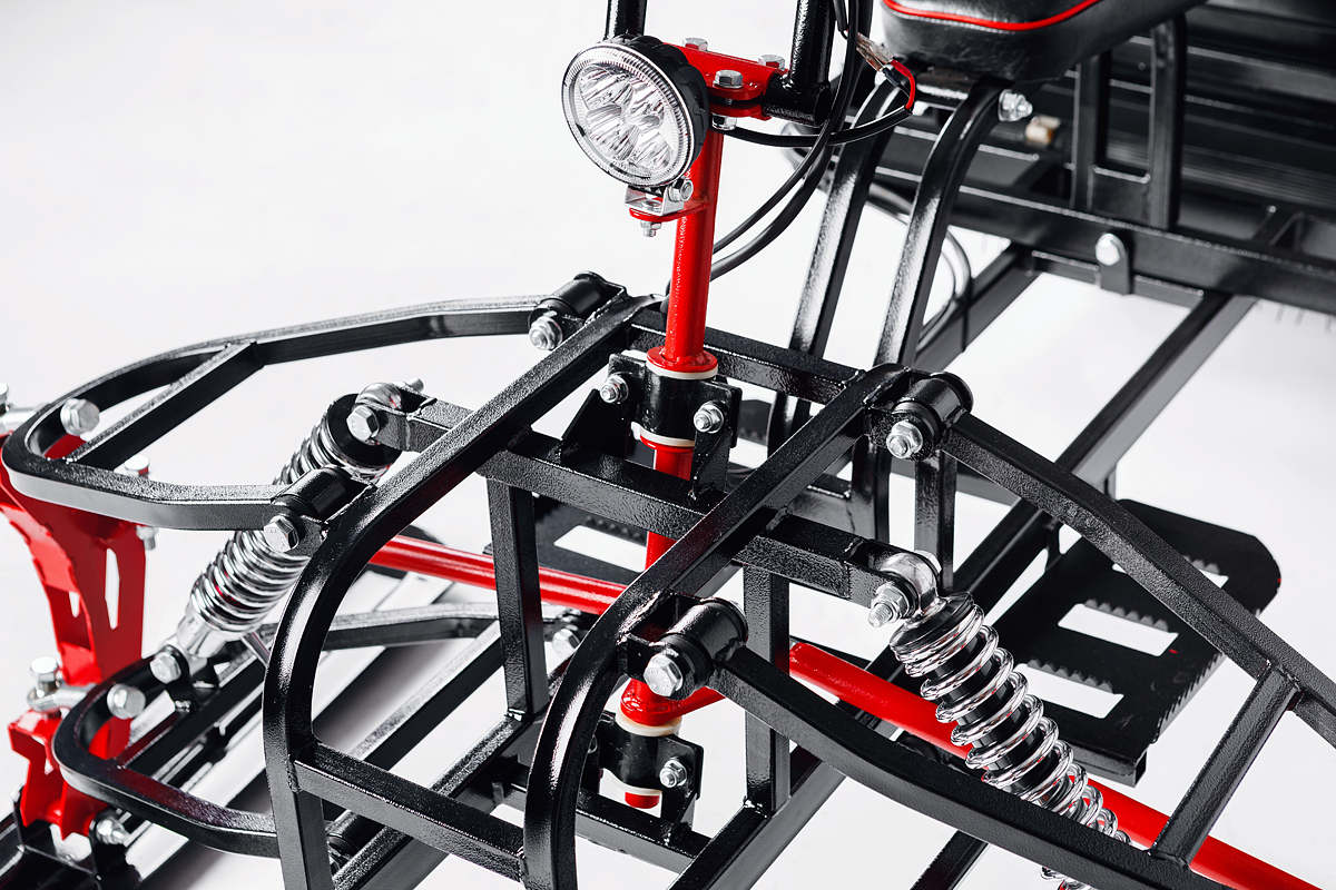 Лыжный модуль IKUDZO с подогревом ручек пластиковые лыжи в Альметьевске