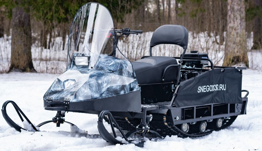Миниснегоход Бурлак Егерь Экспедитор 15 л.с. , реверс, тормоз, капот белый в Альметьевске