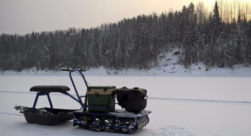 Мотобуксировщик Альбатрос-L 8 с фарой в Альметьевске