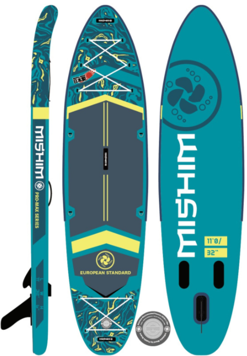 SUP (САП) Доска MISHIMO PRO-MAX Light Teal 11’ (335см) в Альметьевске