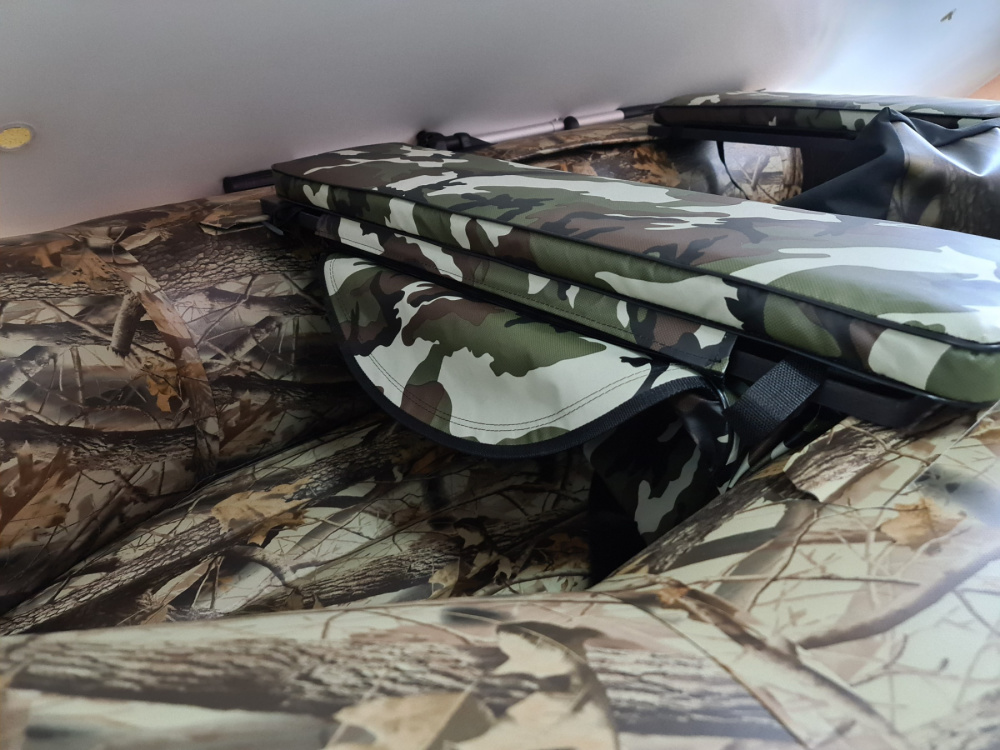 КОМПЛЕКТ МЯГКИХ НАКЛАДОК С СУМКОЙ ДЛЯ ЛОДОК 80Х20 КАМУФЛЯЖ в Альметьевске