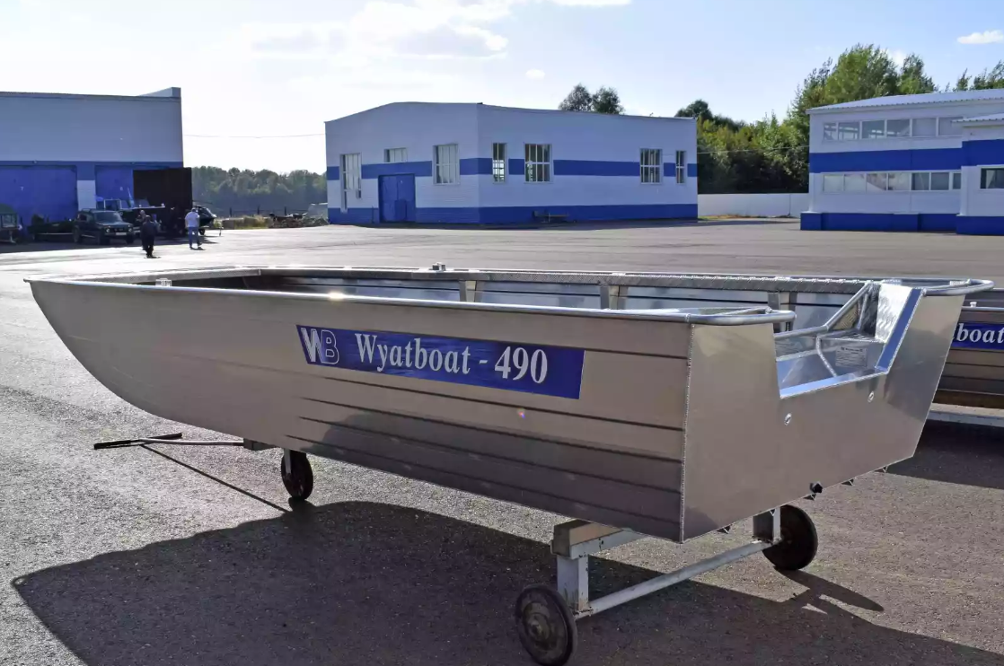 Алюминиевая лодка Wyatboat-490 Jonboat в Альметьевске