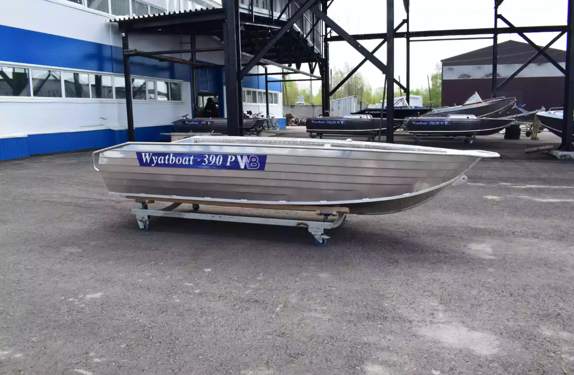 Алюминиевая лодка Wyatboat-390Р Увеличенный борт в Альметьевске