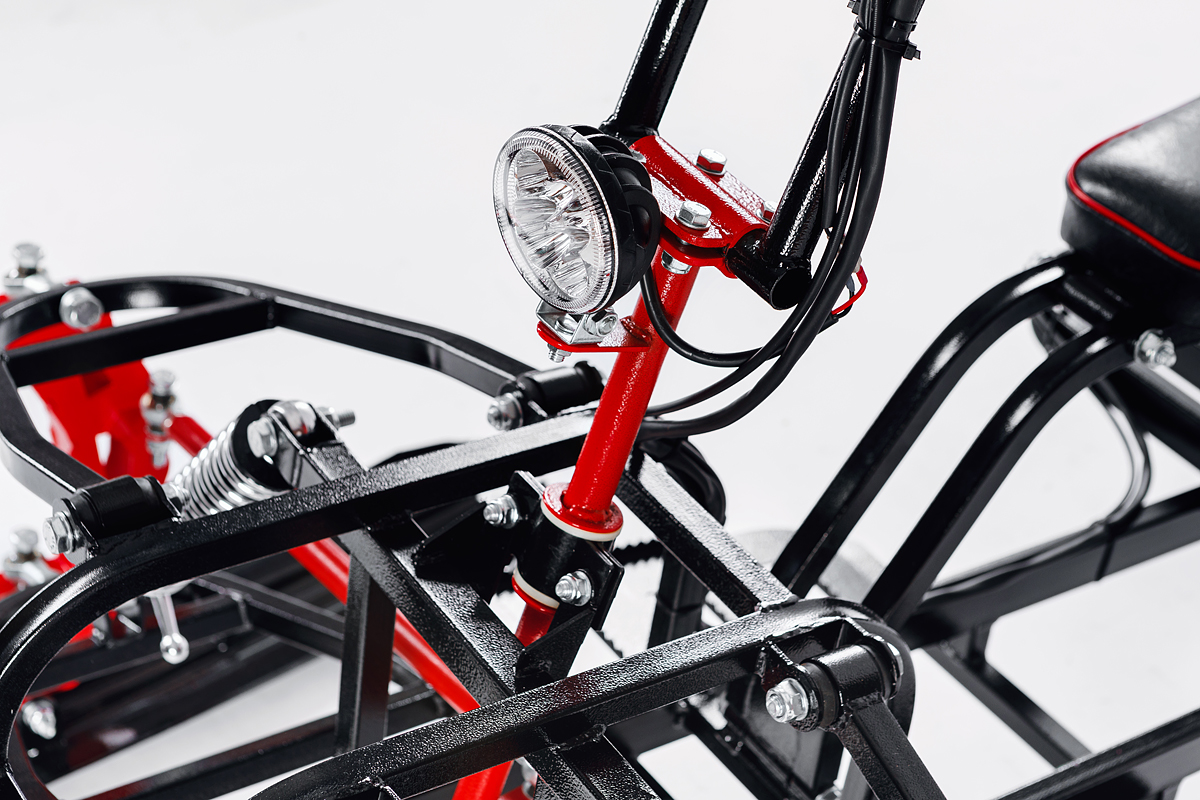 Лыжный модуль IKUDZO с подогревом ручек пластиковые лыжи в Альметьевске