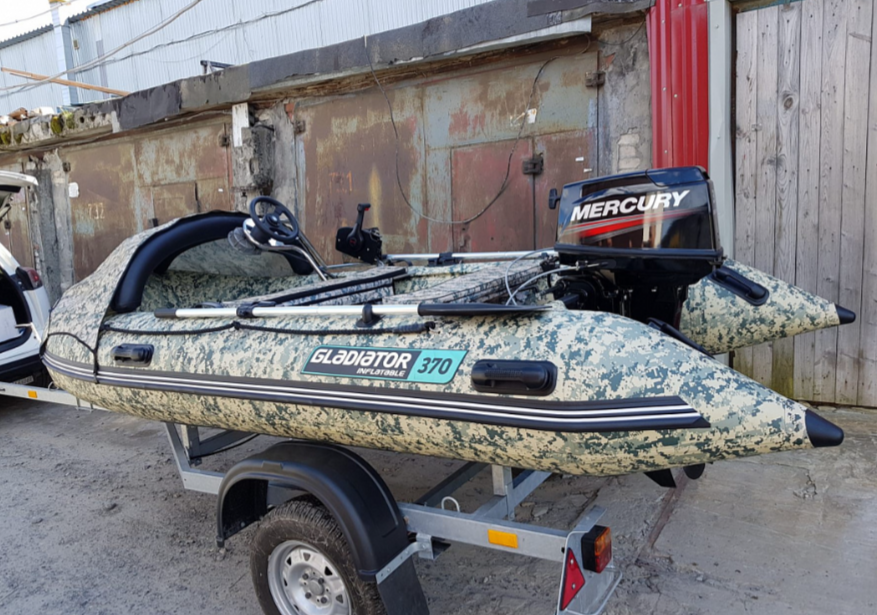 НАДУВНАЯ ЛОДКА GLADIATOR C370AL в Альметьевске