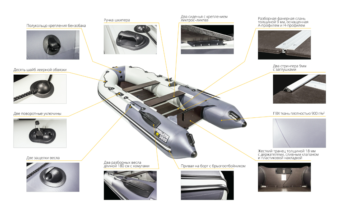 Лодка Ривьера Компакт 3600 СК в Альметьевске