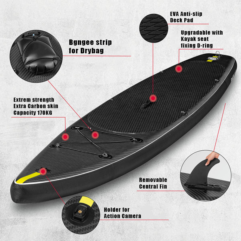 SUP (САП) ДОСКА MISHIMO CARBON DARKSIDE 10.6’ (325СМ) в Альметьевске