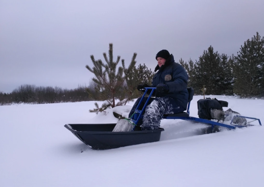 Мотобуксировщик толкач Альбатрос-XL8 с модулем. Без фары, склизы в Альметьевске