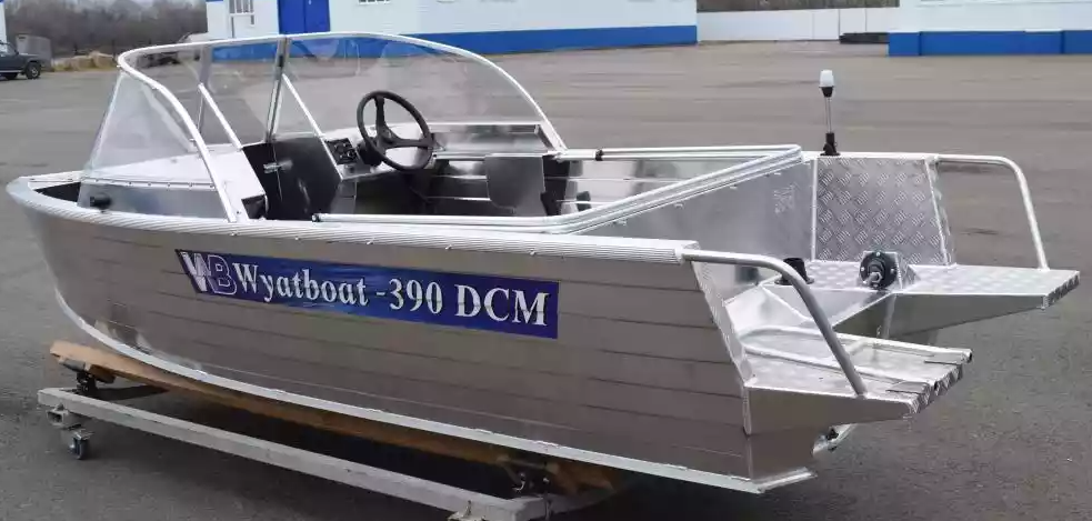 Алюминиевая лодка Wyatboat-390 DCM Увеличенный борт в Альметьевске