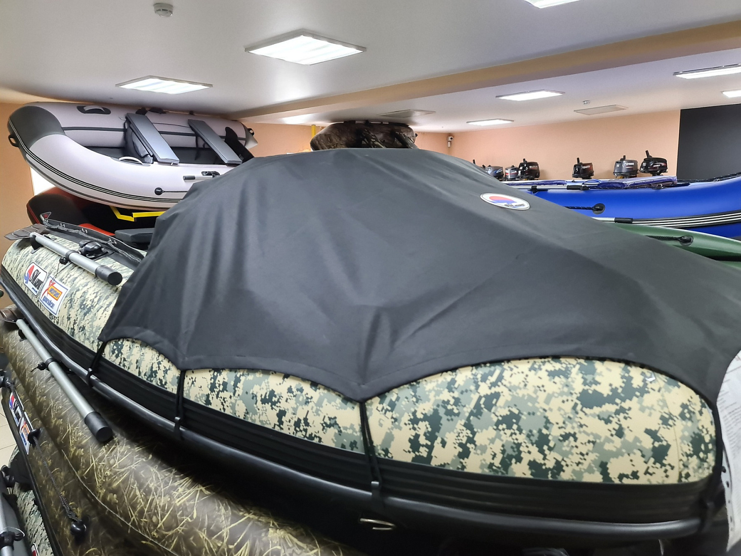 КОМПЛЕКТ НОСОВОГО ТЕНТА К ЛОДКЕ SMARINE AIR MAX 380 ЧЕРНЫЙ в Альметьевске