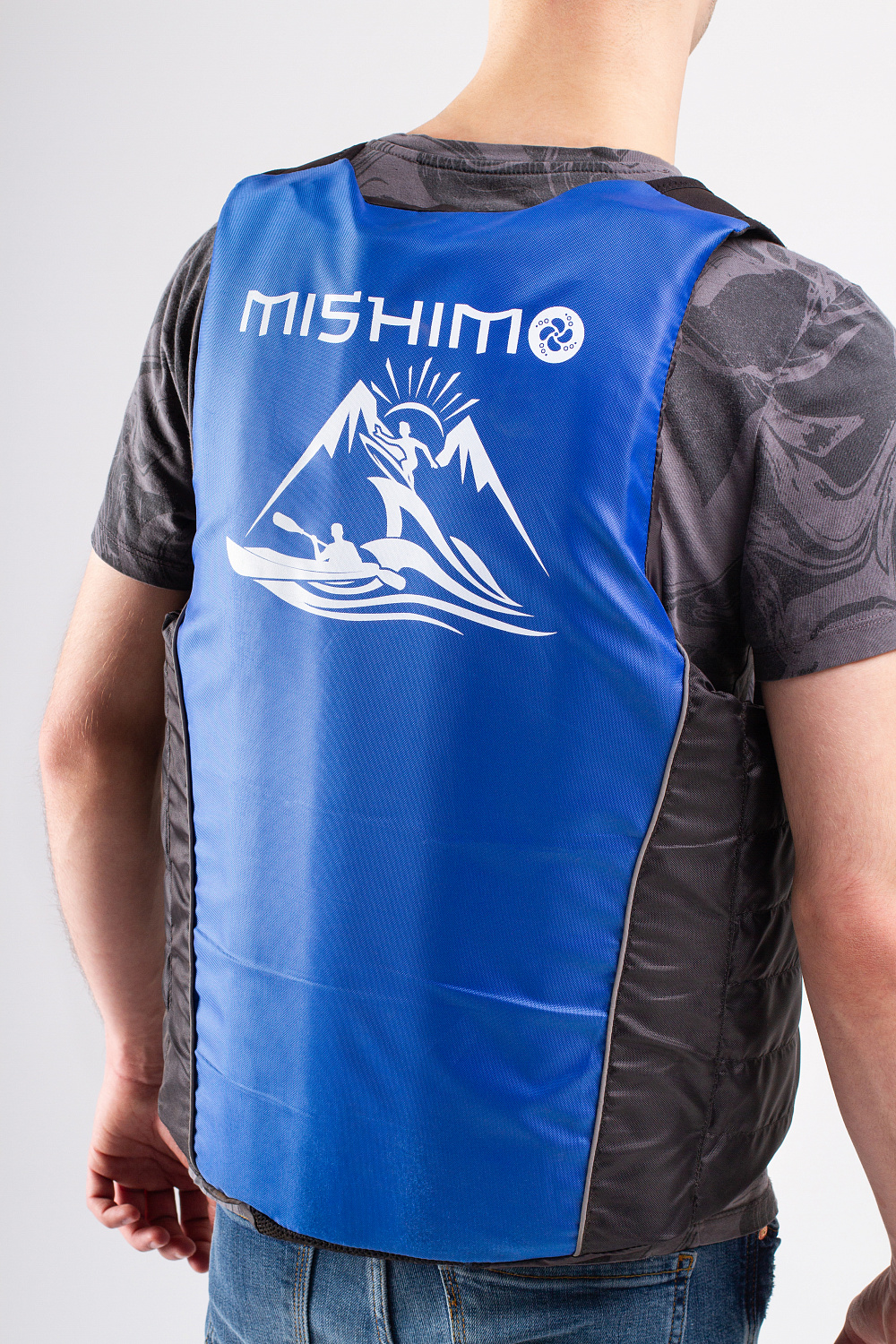 Жилет спасательный MISHIMO PRO Премиум качества Черно-синий в Альметьевске