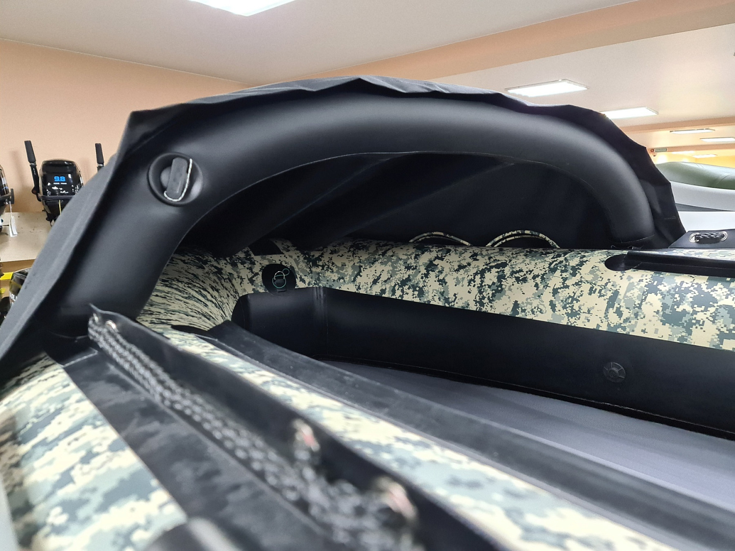 КОМПЛЕКТ НОСОВОГО ТЕНТА К ЛОДКЕ SMARINE AIR MAX 380 ЧЕРНЫЙ в Альметьевске