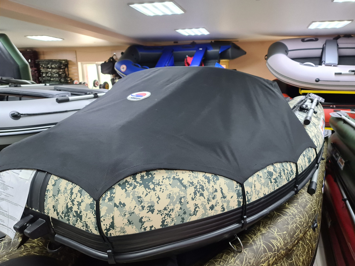 КОМПЛЕКТ НОСОВОГО ТЕНТА К ЛОДКЕ SMARINE AIR MAX 380 ЧЕРНЫЙ в Альметьевске